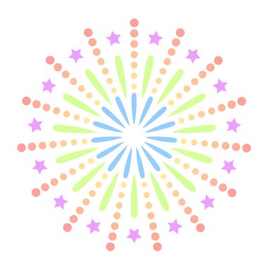 Renkli fişek. Kutlama havai fişek, noel pirotech