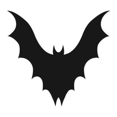 Vampir yarasa silueti. Cadılar Bayramı yarasalar dekorasyon, mağara asılı 