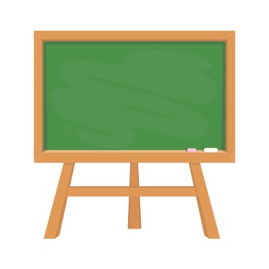 Eğitim gibi ahşap çerçeve ile stand yeşil okul kara tahta