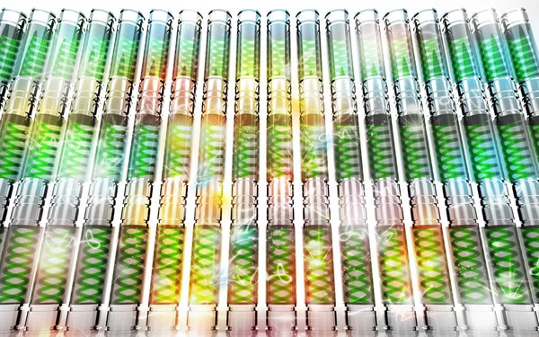 Mänskliga Genomet Spiralformade Dna Illustration — Stockfoto