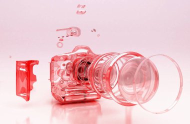 Fotoğraf makinesi, bölüm, öğeleri, yaratıcılık, 3d çizim