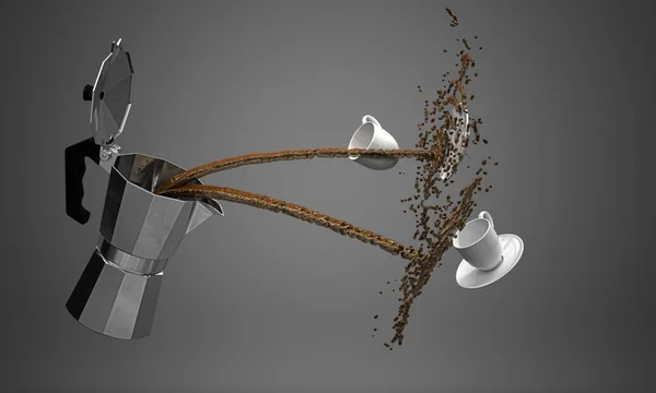 Coffee Moka Illustration — 图库照片