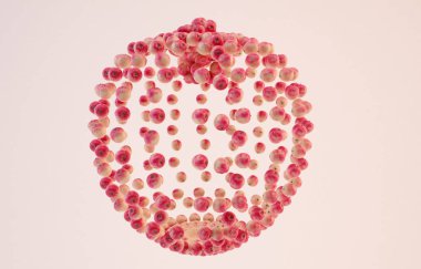 Apple dağılım, 3d çizim