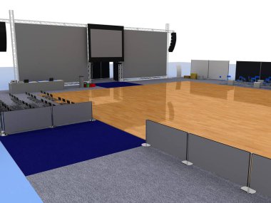 Standı, olay, fuar, sergi, mobilya, 3d resim, işleme