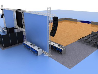 Standı, olay, fuar, sergi, mobilya, 3d resim, işleme