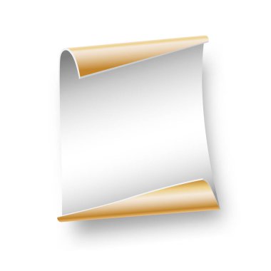 Yazı, hediye, reklam, Noel, doğum günü için beyaz sayfa kağıdı.