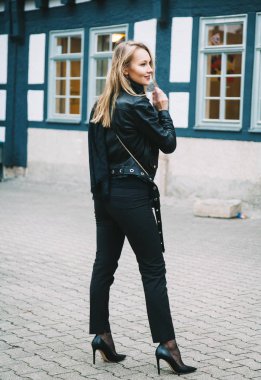 closeup moda portre açık havada