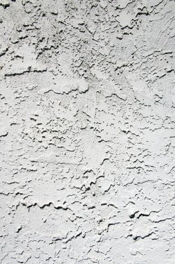 Arka plan, duvar kağıdı veya herhangi bir grafik veya tasarım proje kullanılan beyaz bir dokulu duvar resmini yakından