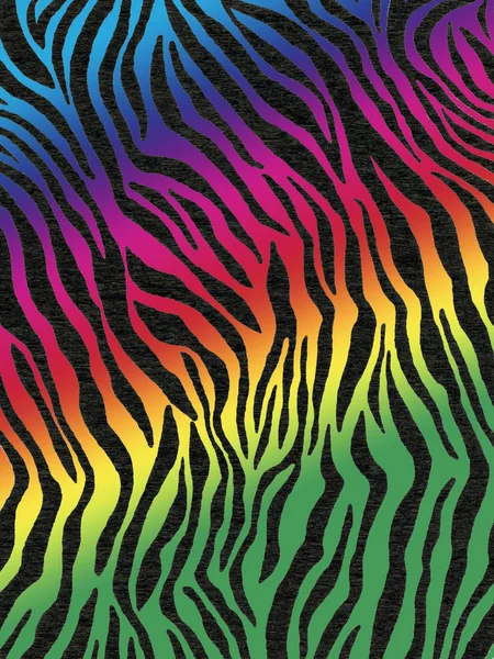 Crepe Paper Has Zebra Pattern Wallpaper Backgrounds — Stock Photo, Image