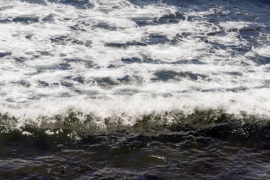 Pasifik Okyanusu, sıçrama, dalga ve su arka plan veya duvar kağıtları için yüksek açılı görünüş