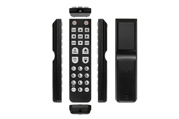 Remote Control White Background All Sides — Stock Photo, Image