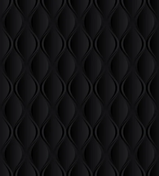 Fond Noir Motif Sans Couture — Image vectorielle