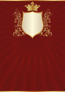 antika arka plan ve Kraliyet çerçeve