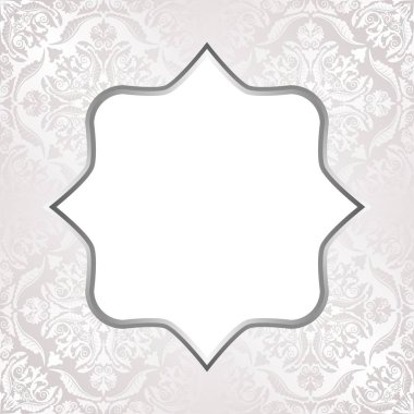 eski moda desen ve çerçeve dekoratif arka plan