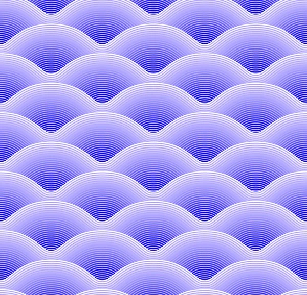 Wavy Background Seamless Pattern — Stock Vector