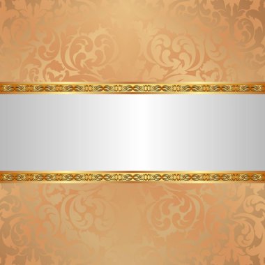 Vintage desenli süslemeli arkaplan