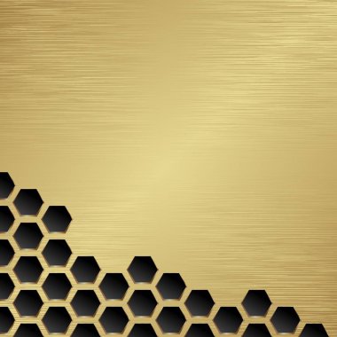 Bakır ızgara arka plan - vektör çizim