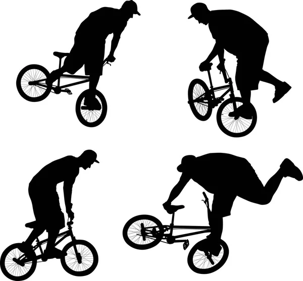 Бициклист — стоковый вектор
