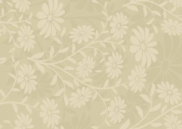 Decorative Background Floral Motif — Stock Vector