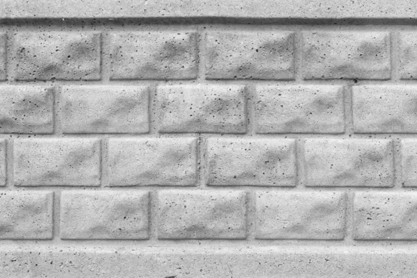 Primer Plano Pared Ladrillo Gris Fondo Hormigón — Foto de Stock