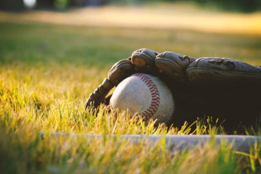 Yaz beyzbol arka plan yakın.