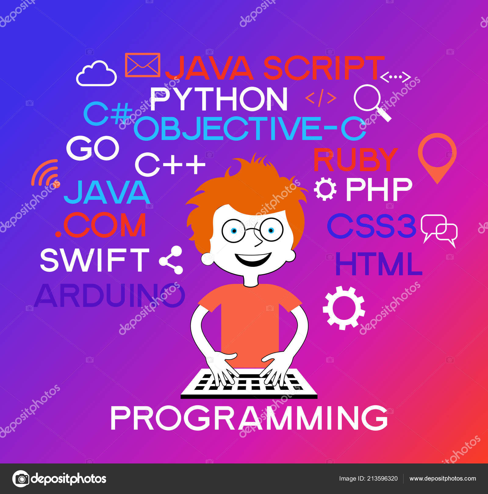 Programming web banner Stock Vector Image by ©VLADGRIN #213596320
