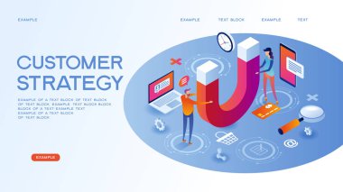 Müşteri strateji şablonu.