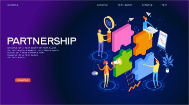 Ekip çalışması web afiş