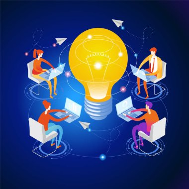 Beyin fırtınası web afiş