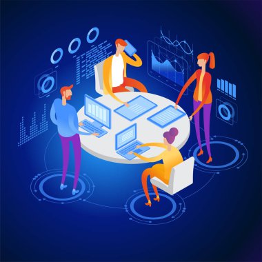 İş brifingi web afişi