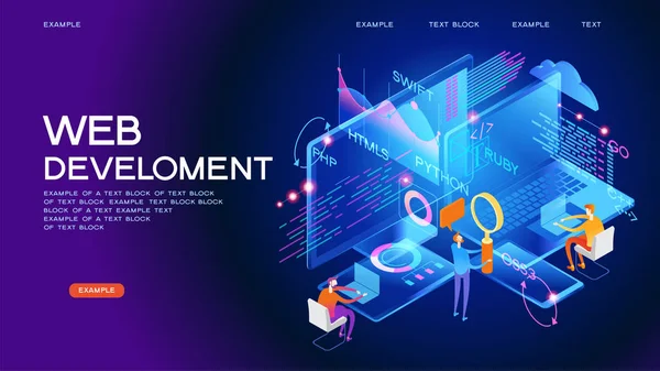 Programming web banner Stock Vector by ©VLADGRIN 301586744
