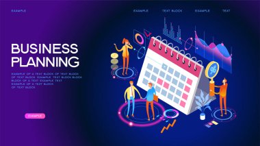 Planlama konsepti web pankartı
