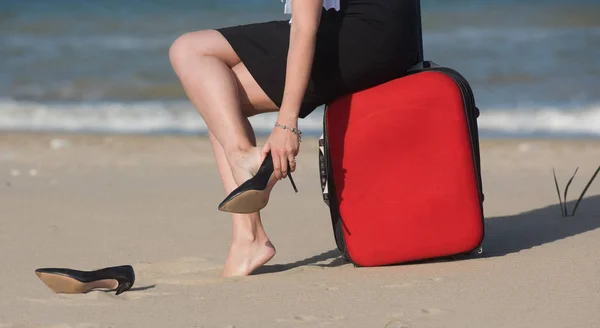 Out Office Vacation Seaside — Stock Photo, Image