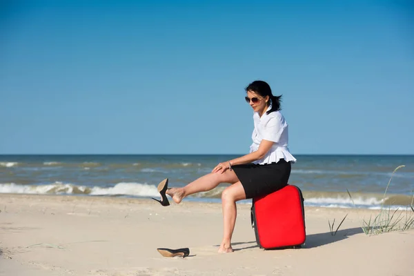 Out Office Vacation Seaside — Stock Photo, Image