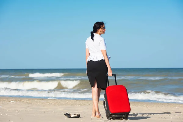 Fuori Ufficio Vacanza Mare — Foto Stock