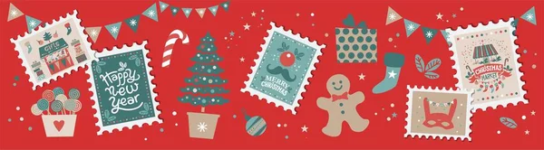 Noel Noel öğelerle karnesiyle ayarla.