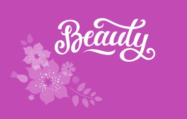 Güzellik el çizili metin