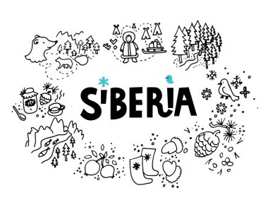 Sibirya ikonik sembolleri