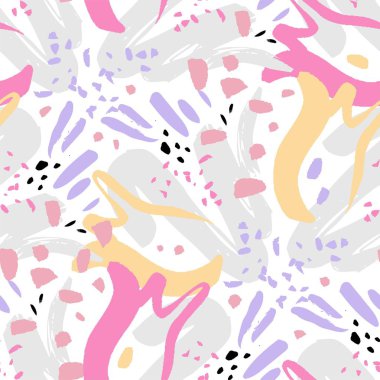 Soyut çiçek ile Seamless yineleme modeli