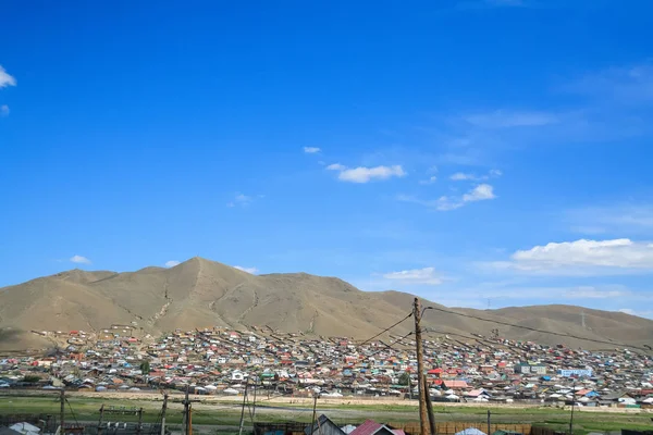 Mongólia Ulanbatro Céu Cidade — Fotografia de Stock