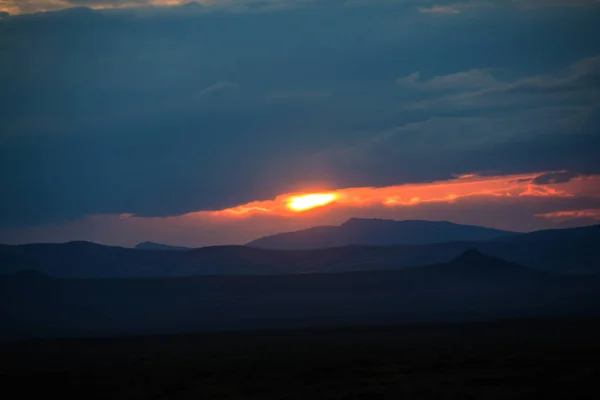 Pastagem Nuvem Pacífica Mongólia — Fotografia de Stock