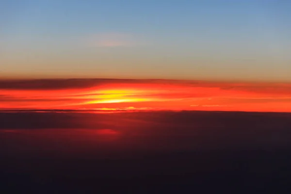 Pôr Sol Céu Guam — Fotografia de Stock