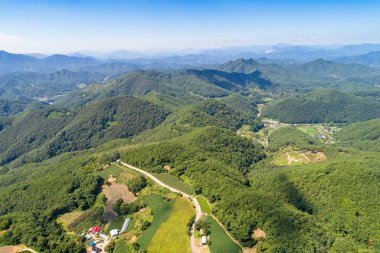 Yeongwol köyü Taebaek dağlar