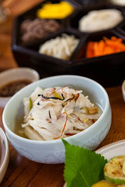 Kimchi Koreański Tradycyjnej Wody — Zdjęcie stockowe