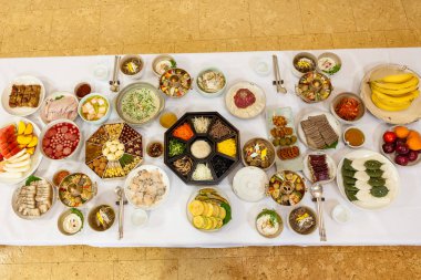 Kore geleneksel mutfağı yemek