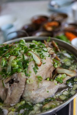 Oryantal tıp haşlanmış tavuk