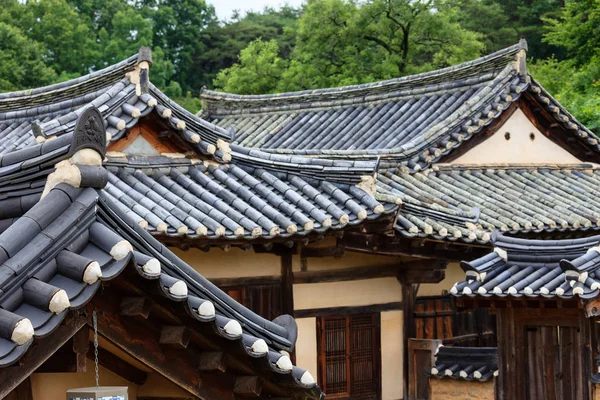 Hanok Pueblo Yeongju Del Norte Gyeongsang — Foto de Stock