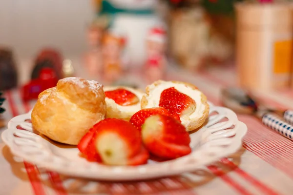 Happy Christmas Party Food — Stock Photo, Image