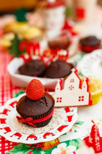 Happy Christmas Party Food — Stock Photo, Image