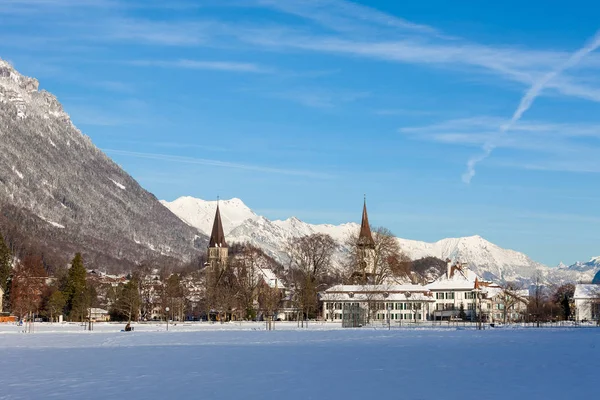 スイスの冬の雪 — ストック写真